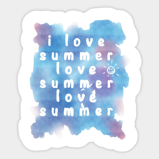 Love summer Sticker by ArtKsenia